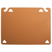 San Jamar CBQG1824BR QuadGrip™ 24 inch x 18 inch x 1/8 inch Brown Cutting Board Refill - 2/Pack