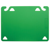 San Jamar CBQG1520GN QuadGrip™ 20 inch x 15 inch x 1/8 inch Green Cutting Board Refill - 2/Pack