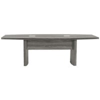 Safco ACTB8LGS Aberdeen 8' Steel Gray Rectangular Conference Table