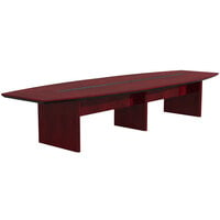 Safco CMT14CRY Corsica 14' Cherry Rectangular Conference Table