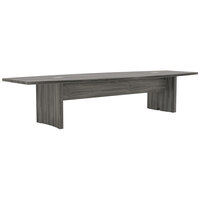 Safco ACTB12LGS Aberdeen 12' Steel Gray Rectangular Conference Table