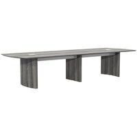 Safco MNC12LGS Medina 12' Steel Gray Rectangular Conference Table