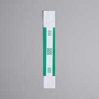MMF Industries 1160503D02 Green $200 Self-Adhesive Currency Strap   - 1000/Box
