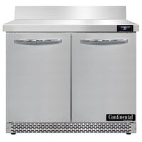 Continental Refrigerator SW36-N-BS-FB 36 inch Front Breathing Worktop Refrigerator