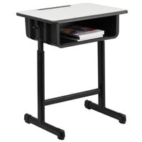 Flash Furniture YU-YCY-046-GG Black Student Desk