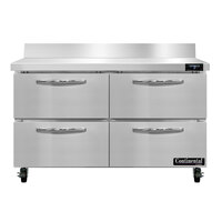 Continental Refrigerator SWF48NBS-D 48" Worktop Freezer with Four Drawers and Backsplash