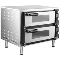 Waring WPO350 Countertop Double Pizza / Snack Oven - 240V, 3500W