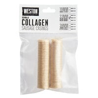 Weston 19-0122-W 33mm Collagen Sausage Casing - Makes 30 lb.