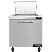Continental Refrigerator SW32-N-12M 32 inch 1 Door Mighty Top Refrigerated Sandwich Prep Table