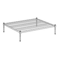 Regency 30" Wide NSF Chrome Dunnage Shelf with 8" Posts