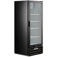 Beverage-Air MMF12HC-1-B-18 MarketMax 24 inch Black Glass Door Merchandiser Freezer with Left-Hinged Door - 11.9 Cu. Ft.