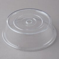 Carlisle 199107 10 1/2 inch to 10 5/8 inch Clear Polycarbonate Plate Cover - 12/Case