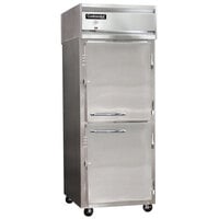 Continental Refrigerator 1RX-N-SA-HD 36 inch One Section Extra Wide Half Door Reach-In Refrigerator