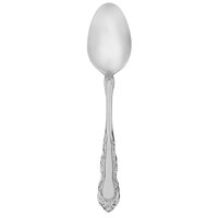 Walco 3807 Patrician 7 7/16 inch 18/0 Stainless Steel Heavy Weight Dessert Spoon - 24/Case