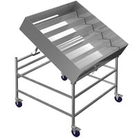 Winholt SSMIT-4848MLC/ADJ 48  Adjustable Stainless Steel Insulated Cold Food Display Table