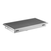 Regency 24" x 42" 14-Gauge Stainless Steel Floor Trough with Grate