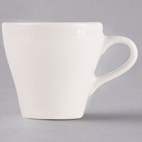 Tuxton BEF-0308 Europa 3 oz. Eggshell China Espresso Cup - 24/Case