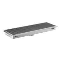 Regency 18" x 54" 14-Gauge Stainless Steel Floor Trough with Grate