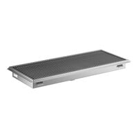 Regency 24" x 54" 14-Gauge Stainless Steel Floor Trough with Grate