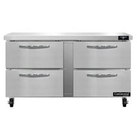 Continental Refrigerator SW60-N-D 60 inch Undercounter Refrigerator with Four Drawers