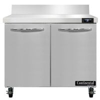 Continental Refrigerator SW36-N-BS 36 inch Worktop Refrigerator with Backsplash