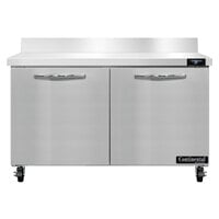Continental Refrigerator SW48-N-BS 48 inch Worktop Refrigerator with Backsplash