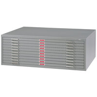 Safco 4986GR 10-Drawer Steel Flat File Cabinet