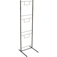 GET WB-311-MG Breeze 11 3/4" x 10 1/2" x 35 1/4" Metal Gray Floor Display Stand for Hanging Baskets