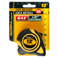 Olympia Tools 43-231 3/8 inch x 12' SAE Tape Measure