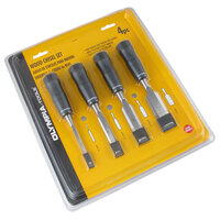 Olympia Tools 30-184 4 Piece Long Pattern Wood Chisel Set