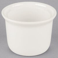 Tuxton BES-1605 16 oz. Eggshell Petite China Marmite Soup Crock / Bowl - 12/Case