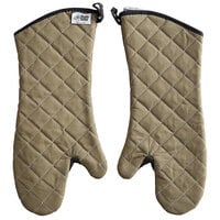 Vigor SafeMitt 17" Flame Retardant Oven Mitts with Neoprene Gusset