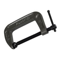 Olympia Tools 38-130 3" x 2" Cast Steel C-Clamp with Adjusting Black Oxide Swivel
