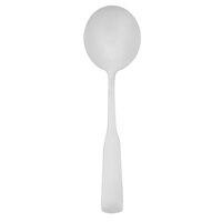 Walco 4712 Derby 6 1/8 inch 18/0 Stainless Steel Medium Weight Bouillon Spoon - 24/Case