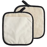 Choice 8 x 8 Terry Cloth Pot Holder - 12/Pack