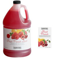 Narvon Fruit Punch Slushy 4.5:1 Concentrate 1 Gallon - 4/Case