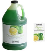 Narvon 1 Gallon Lemon Lime Slushy 4.5:1 Concentrate - 4/Case