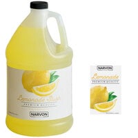 Narvon Lemonade Slushy 4.5:1 Concentrate 1 Gallon - 4/Case