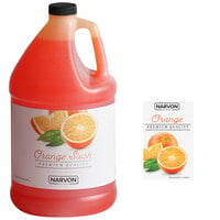 Narvon 1 Gallon Orange Slushy 4.5:1 Concentrate - 4/Case