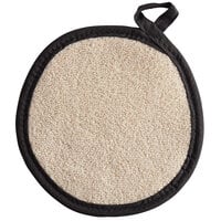 Vigor SafeMitt 8" Round Terry Cloth Pot Holder - 12/Pack