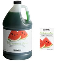 Narvon 1 Gallon Watermelon Slushy 4.5:1 Concentrate - 4/Case