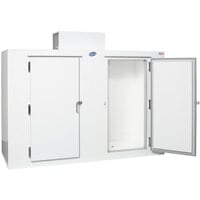 Leer S100 94 inch Indoor Freezer with Straight Front and Steel Doors