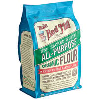 Bob's Red Mill 5 lb. Organic Unbleached All-Purpose Flour - 4/Case