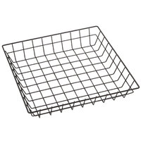 American Metalcraft SQGS12 12 inch Black Square Wire Basket