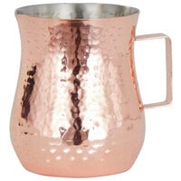 American Metalcraft CHC4 4 oz. Copper Hammered Stainless Steel Bell Creamer