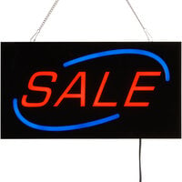 Choice 19 inch x 10 inch LED Solid Rectangular Sale Sign with Two Display Modes