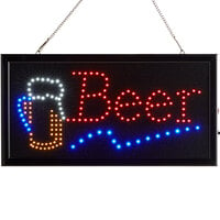 Choice 19 inch x 10 inch LED Rectangular Beer Sign with Two Display Modes