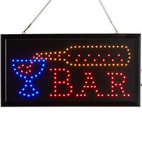 Choice 19" x 10" LED Rectangular Multicolor Bar Sign with Two Display Modes