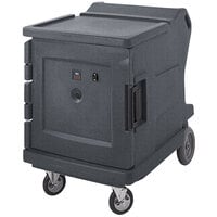 Cambro CMBHC1826LF191 Camtherm® Granite Gray Low Profile Electric Hot / Cold Food Holding Cabinet in Fahrenheit - 110V