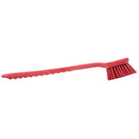 Carlisle 40501EC05 Sparta 20 inch Red Floating Utility / Pot Scrub Brush